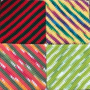 cotton pot holders in many colors double thick